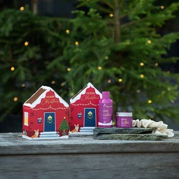 Suihkugeeli, vartalovoi ja kuorintasieni lahjapakkaus